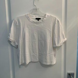 The Range Basic White T-Shirt - Cropped